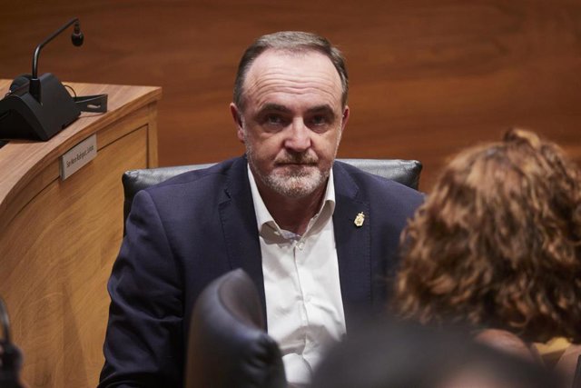 El presidente de UPN, Javier Esparza.