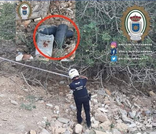 Un agente localiza una granada de mortero de la Guerra Civil a un kilómetro del casco urbano.