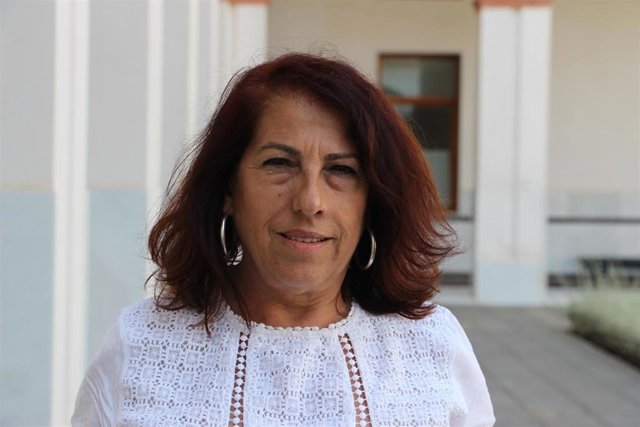 La responsable de Organización de Adelante Andalucía, Mari García.