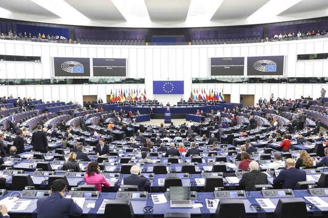 Sede del Parlamento Europeo en Estrasburgo