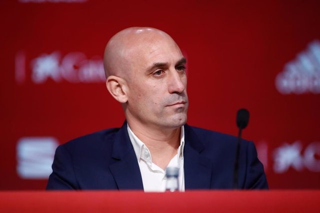 Archivo - Luis Rubiales, presidente de la Real Federación Española de Fútbol.