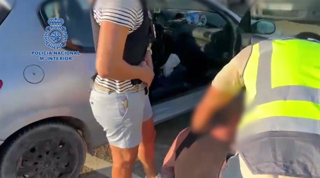 Imagen del detenido en Dénia