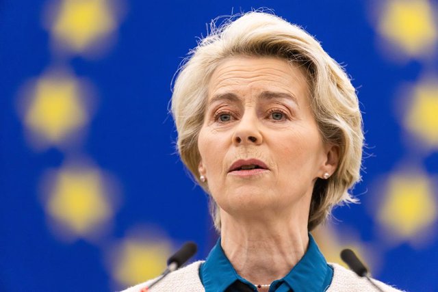 Archivo - La presidenta de la Comisión Europea, Ursula von der Leyen