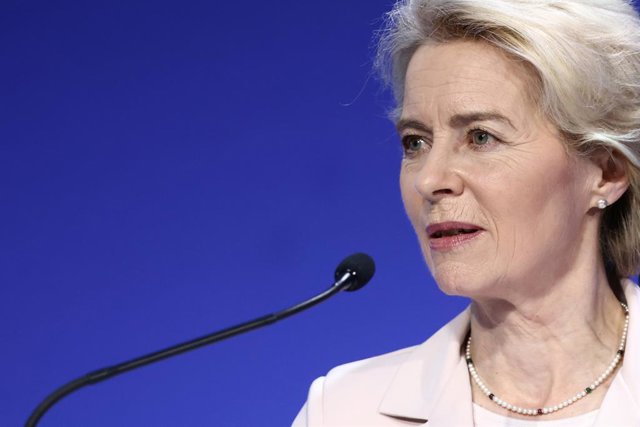 Archivo - La presidenta de la Comissió Europea, Ursula von der Leyen