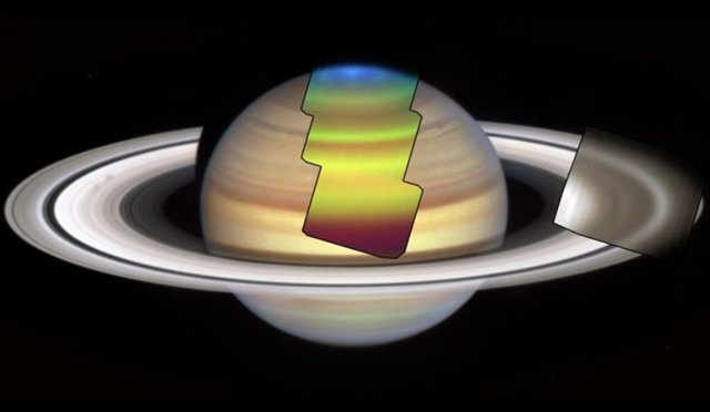 Imagen de Saturno obtenida para el estudio