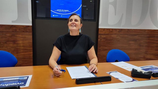 La concejala delegada de Políticas Sociales del Ayuntamiento de Oviedo, María Velasco.