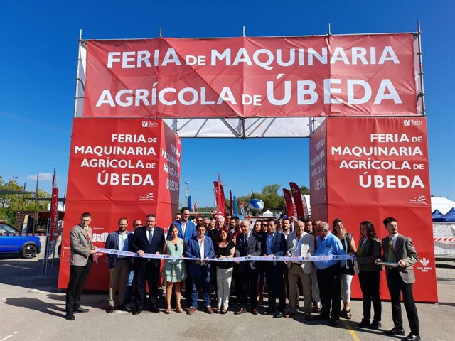 Inauguración de la 41ª Feria de Maquinaria Agrícola de Úbeda.