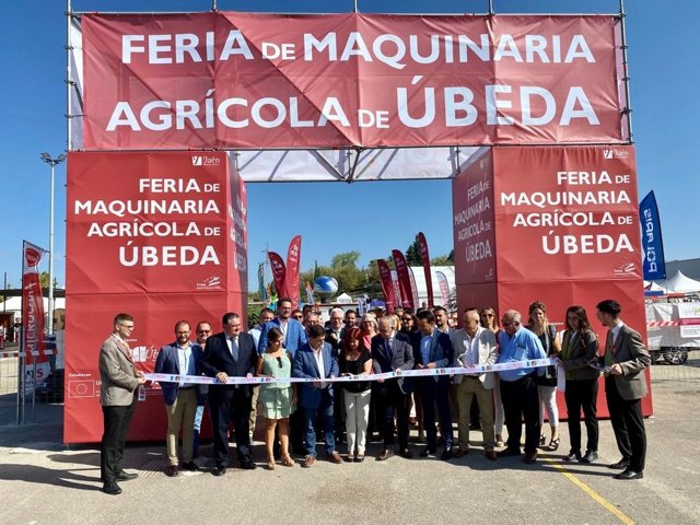 Iauguración de la 41ª Feria de Maquinaria Agrícola de Úbeda.