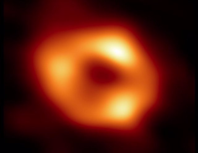 Imagen del agujero negro central de la Vía Láctea