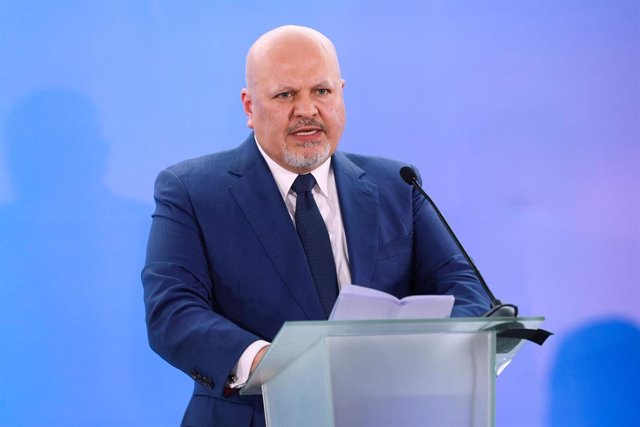 Archivo - March 3, 2023, Lviv, Ukraine: Karim Ahmad Khan, Prosecutor of the International Criminal Court attends a summit 'United for Justice' to discuss allegations of war crimes committed in Ukraine, amid Russia's attack on Ukraine.