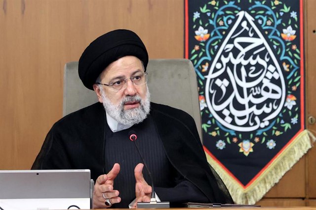El presidente de Irán, Ebrahim Raisi  