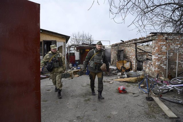 Archivo - Soldado ucranianos en Andrivka, en la región de Donetsk.