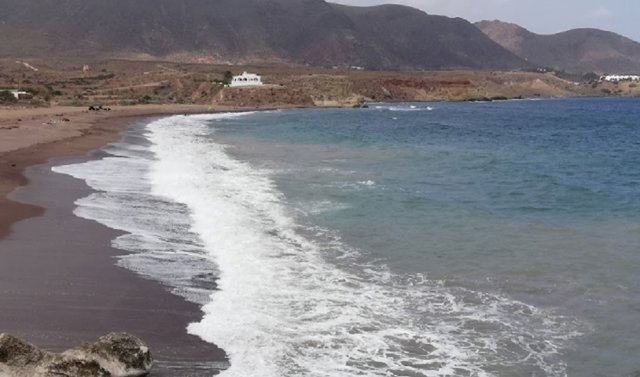 Playa de los Escullos, en Níjar (Almería)