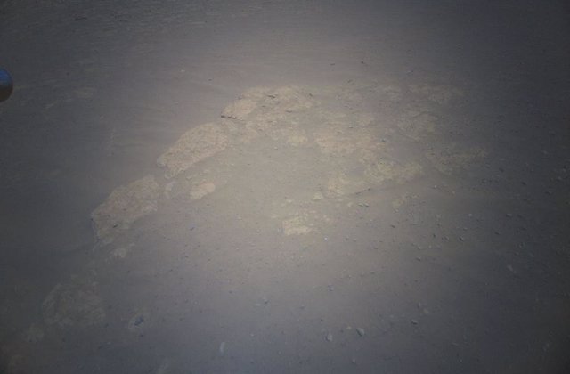 Imagen de la superficie de Marte tomada por el helicóptero Ingenuity