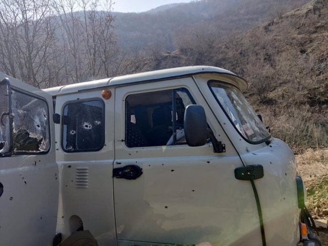 La Policía de Nagorno Karabaj denuncia un ataque del Ejército de Azerbaiyán