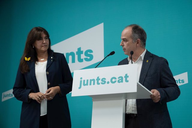 Archivo - Jordi Turull i Laura Borràs 
