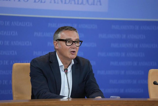 El portavoz de Vox en el Parlamento andaluz, Manuel Gavira, este miércoles