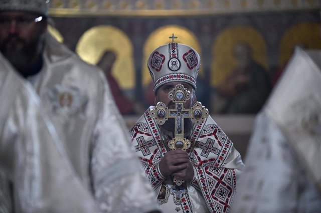 Archivo - Epifano de Ucrania, jefe El jefe de la Iglesia Ortodoxa de ese país, en un imagen de archivo.
