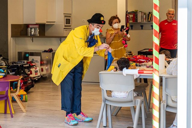 Inicio del curso en el aula de enseñanza compensatoria del Hospital de Jaén.