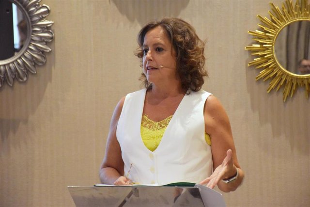 Catalina García, durante su intervención.