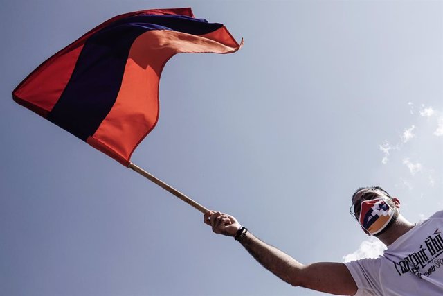 Archivo - Bandera d'Armènia