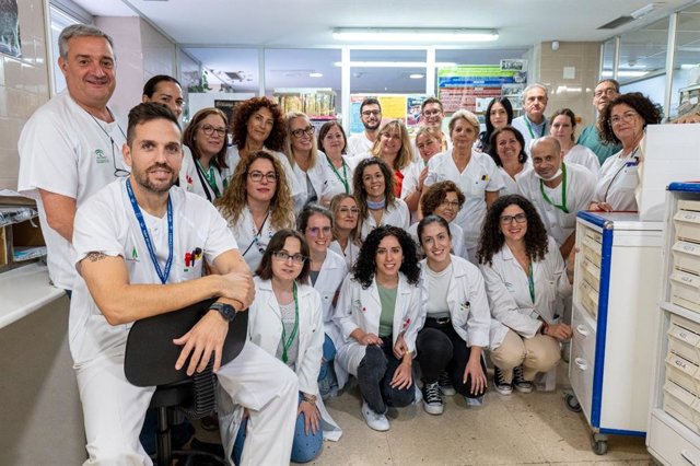 Personal de la Unidad de Gestión Clínica de Farmacia del Hospital Universitario de Jaén.