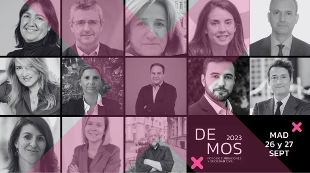 El Foro de Fundaciones y Sociedad Civil, Demos 2023, se celebra este 26 y 27 de septiembre en Madrid