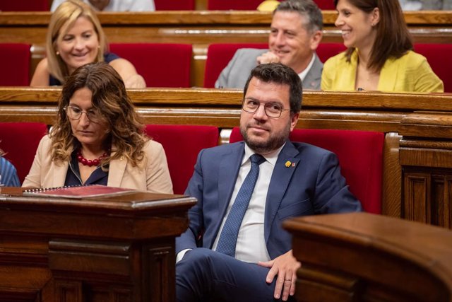 El president de la Generalitat, Pere Aragonès