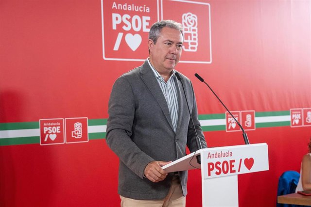 El secretario general del PSOE-A, Juan Espadas, en una foto de archivo.