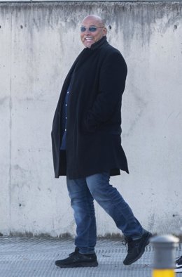 Archivo - Frank Hannebuth, líder del grupo en Hannover y considerado como uno de los principales dirigentes de los 'Hells Angels' en Europa, a salida del juicio en la Audiencia Nacional de San Fernando de Henares, a 23 de enero de 2023, en San Fernando de