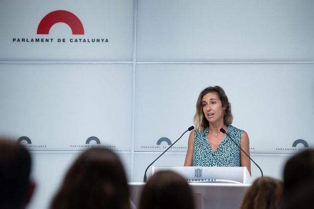 La diputada de la CUP Laia Estrada 