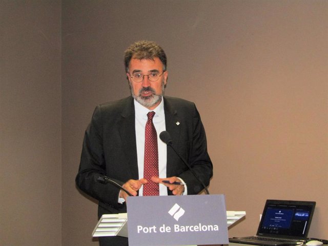 El president del Port de Barcelona, Lluís Salvadó