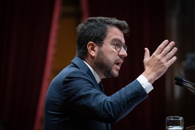 El president de la Generalitat, Pere Aragonès
