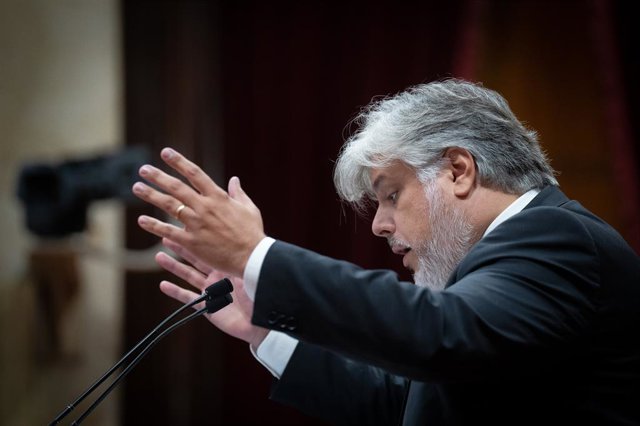 El president de Junts al Parlament, Albert Batet