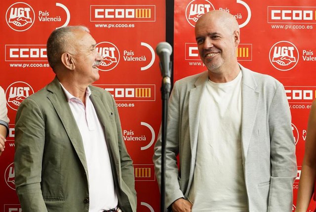 Archivo - CCOO y UGT sobre la investidura: "Ahora nadie cuestiona las políticas que hemos pactodo los sindicatos". 