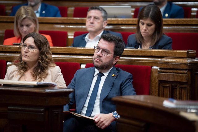 El president de la Generalitat, Pere Aragonès