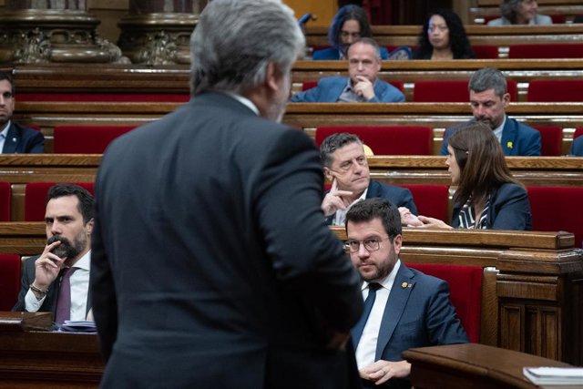 El president de Junts al Parlament, Albert Batet