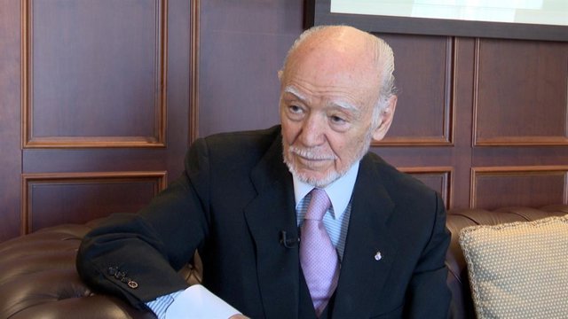 El presidente de honor de joyería Yanes, Jesús Yanes.