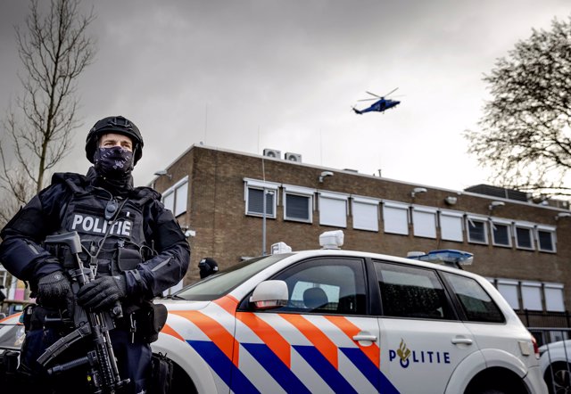 Imagen de archivo de un policía en Países Bajos.