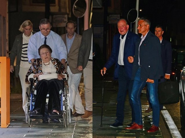 EL REY JUAN CARLOS REÚNE A SU HERMANA, LA INFANTA DOÑA MARGARITA DE BORBÓN, Y SUS SOBRINOS EN UN RESTAURANTE EN EL GROVE