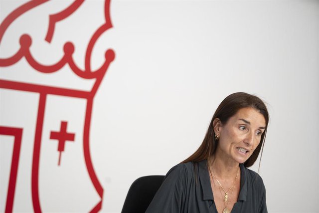 Archivo - La consellera de Hacienda, Economía y Administración Pública y portavoz del Consell, Ruth Merino, informa de los asuntos tratados en la reunión del Pleno extraordinario del Consell