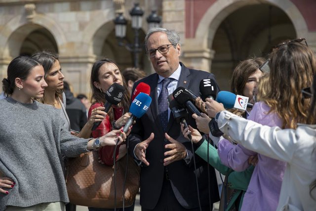 Archivo - L'expresident de la Generalitat de Catalunya Quim Torra