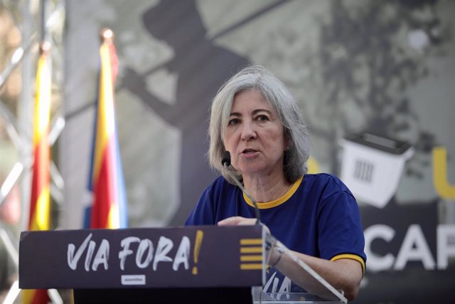 La presidenta de la ANC, Dolors Feliu