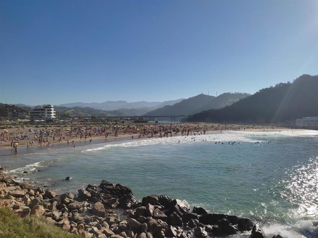 Jornada soleada en Orio (Gipuzkoa)