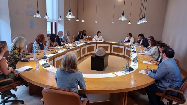 Reunión de la Xunta de Portavoces del Parlamento de Galicia en la que se ha fijado el orden del día del Debate sobre el Estado de la Autonomía que se celebrará a partir del 10 de octubre en la Cámara gallega