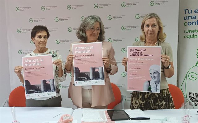 Presentación de los actos a favor de la AECC de Ávila.