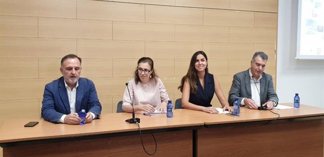 (Izq-Der) Secretario General Spain Film Commission, Juan Manuel Guimeráns; Directora General De Políticas Culturales, Inmaculada Martínez; Concejala De Turismo, Blanca Jiménez, Y El Director General De La Feria De Valladolid, Alberto Alonso, Este Jueves