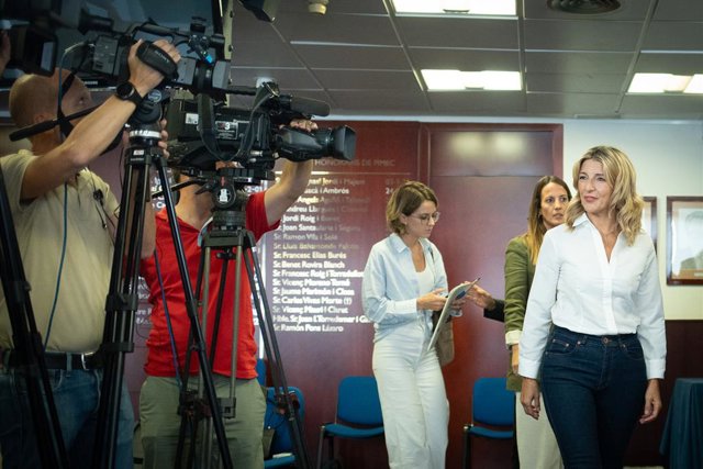 La líder de Sumar, Yolanda Díaz