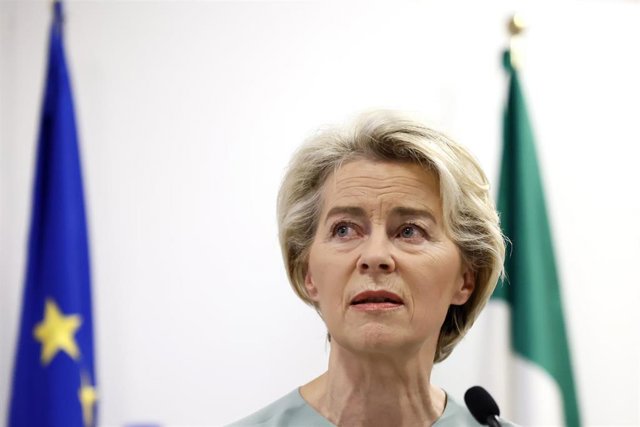 La presidenta de la Comisión Europea, Ursula von der Leyen 