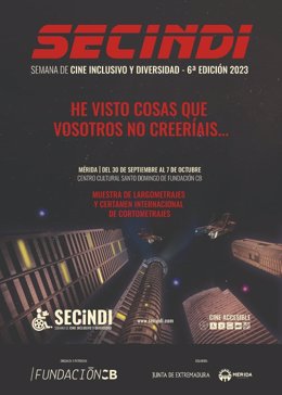 Cartel de la Secindi de Mérida 2023